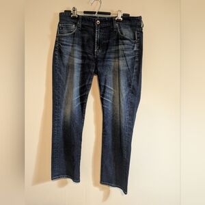 AG Adriano Goldschmied The Graduate Men's 36x36 Whiskered Dark Wash